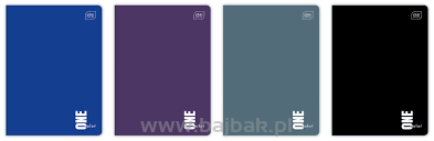 Zeszyt A5 96 kartek kratka UV Kolekcja ONE COLOR 247438 INTERDRUK mix kolorów