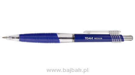 Długopis MEDIUM TO-038 niebieski TOMA 