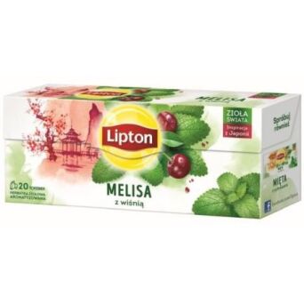 Herbata LIPTON MELISA Z WIŚNIĄ  20 saszetek