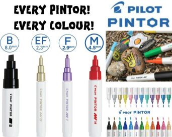 Marker z farbą PINTOR F srebrny PISW-PT-F-S PILOT