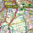 ŚLĄSKIE - mapa administracyjno - samochodowa 100x120 1:150 000 - fragment 1:1