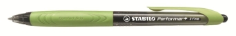Długopis STABILO Performer+ 0,35 mm, czarny/zielony