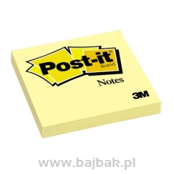 Notes samoprzylepny, 76*76, żółty, (1 szt.) POST-IT 3M