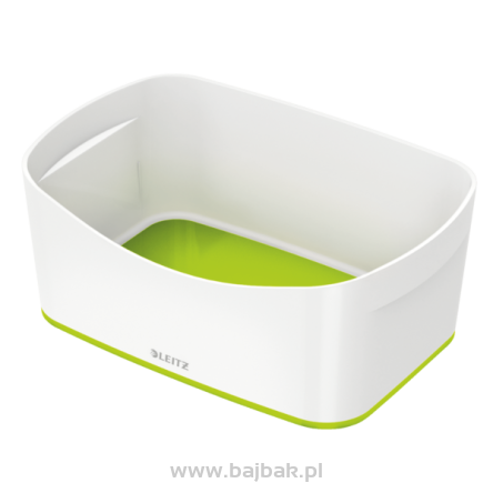 Pojemnik MyBOX bez pokrywki   biało-zielony 52571054  Leitz