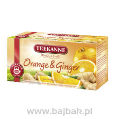 Herbata TEEKANNE FRESH Orange & Ginger 20t owocowa