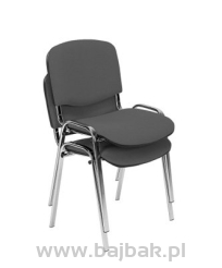 Krzesło konferencyjne ISO chrome CU-14 niebiesko-czarny 
