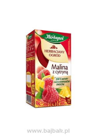 Herbata HERBAPOL MALINA Z CYTRYNĄ 20t