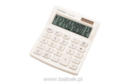 Kalkulator biurowy CITIZEN SDC-812NRWHE biały