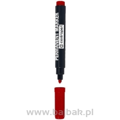 Marker  permanentny DRY SAFE INK Centropen czerwony