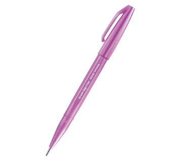 Pisak pędzelkowy do kaligrafii purpurowy SES15C-P2X PENTEL
